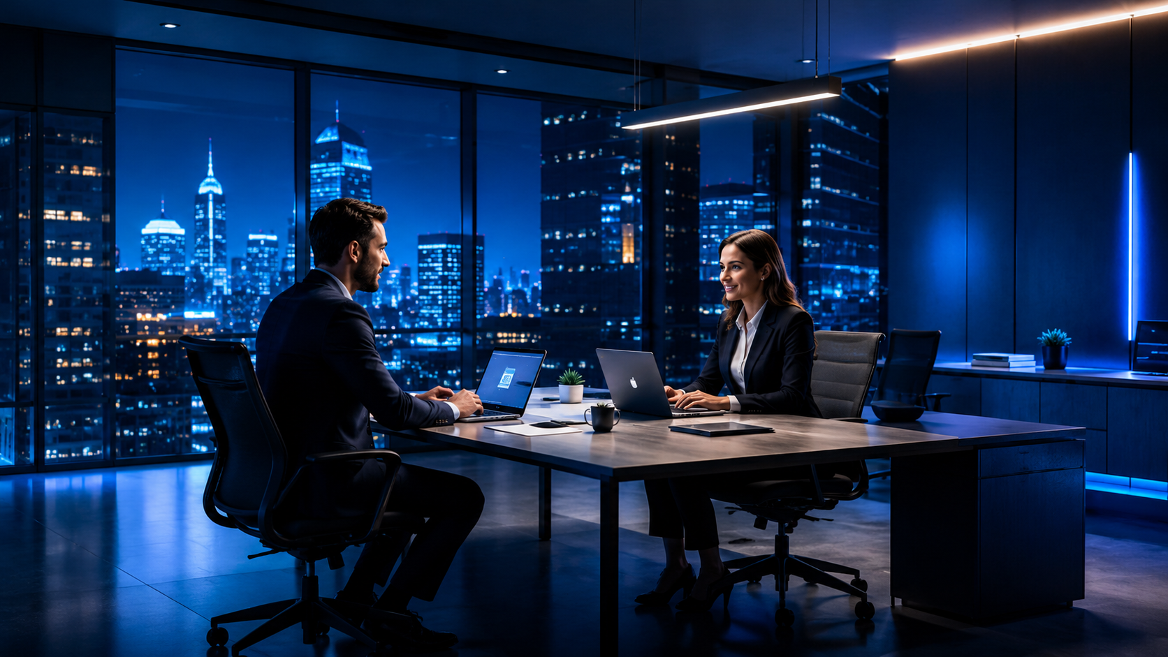 Modern connected business office